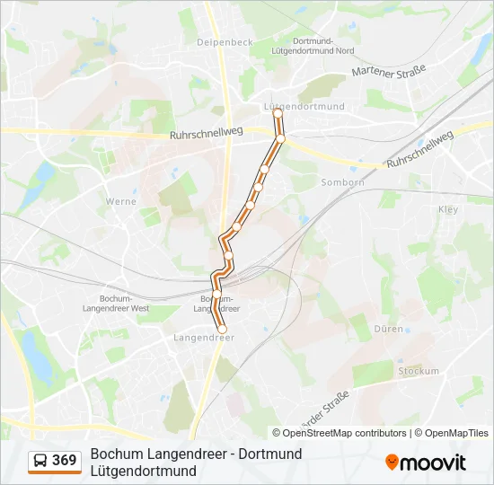369 Bus Line Map