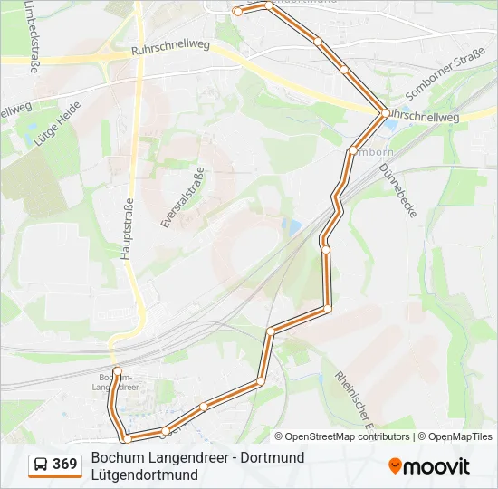 369 Bus Line Map