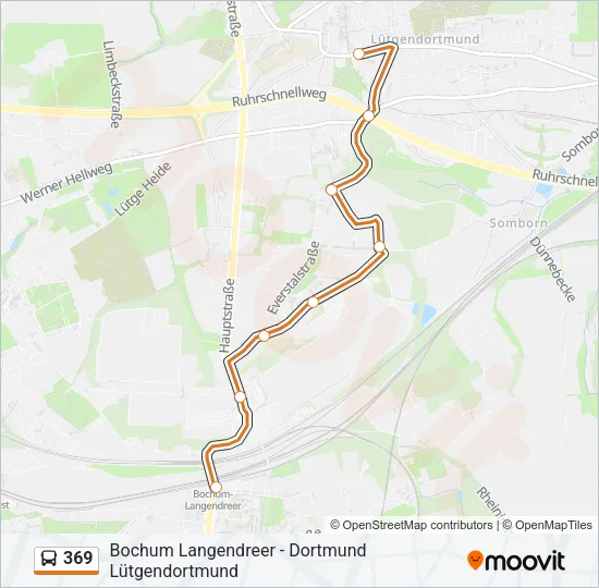 369 Bus Line Map