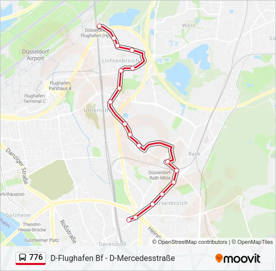 776 Bus Line Map