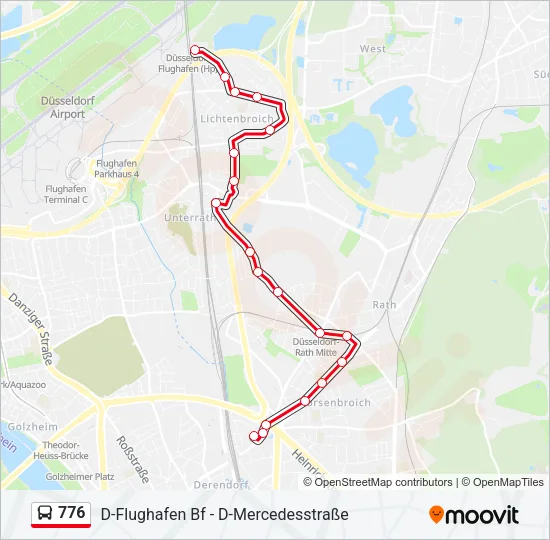 776 Bus Line Map