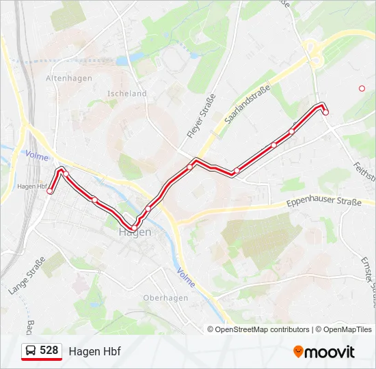 528 Bus Line Map