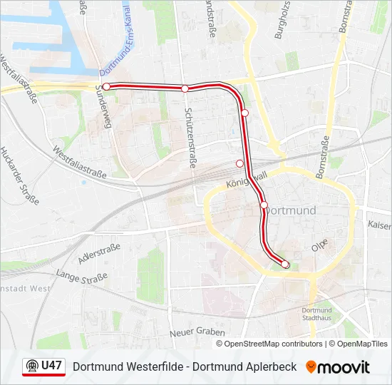 U47 Subway Line Map
