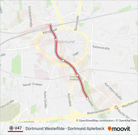 U47 Subway Line Map