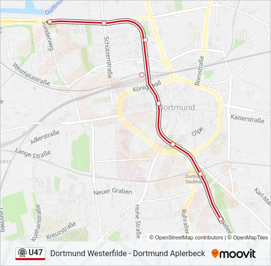 U47 Subway Line Map