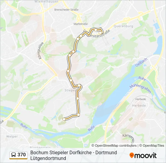 370 Bus Line Map