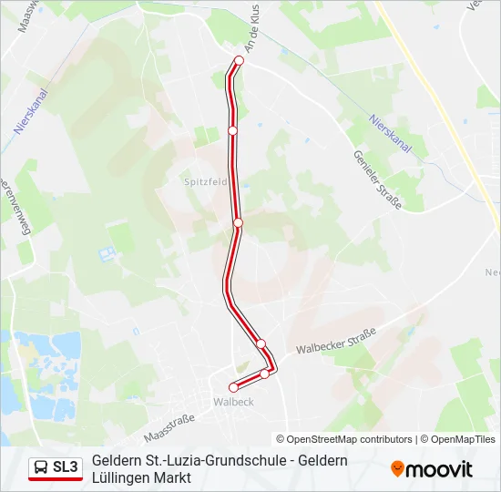 SL3 Bus Line Map