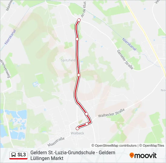 SL3 Bus Line Map