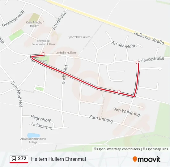 272 Bus Line Map
