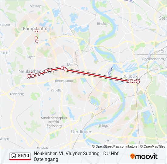 sb10 Route: Schedules, Stops & Maps - Du-Hbf Osteingang (Updated)