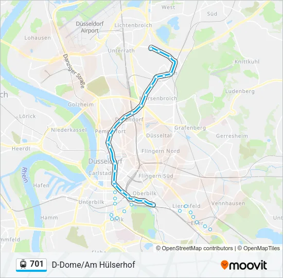 701 Light Rail Line Map