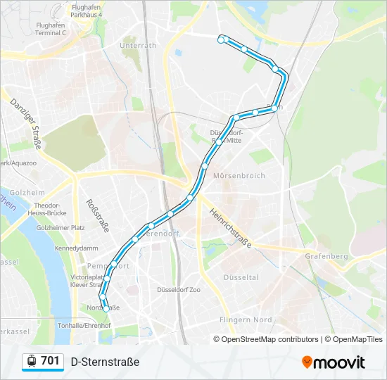 701 Light Rail Line Map