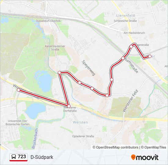 723 Route: Schedules, Stops & Maps - D-Südpark (Updated)