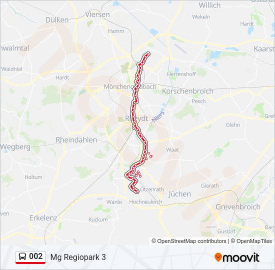 002 Bus Line Map