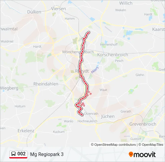 002 Bus Line Map