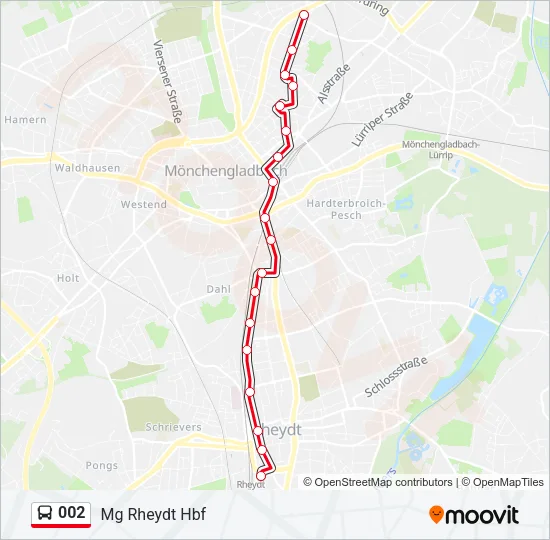 002 Bus Line Map