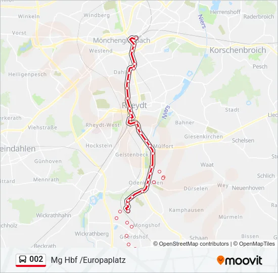 002 Bus Line Map