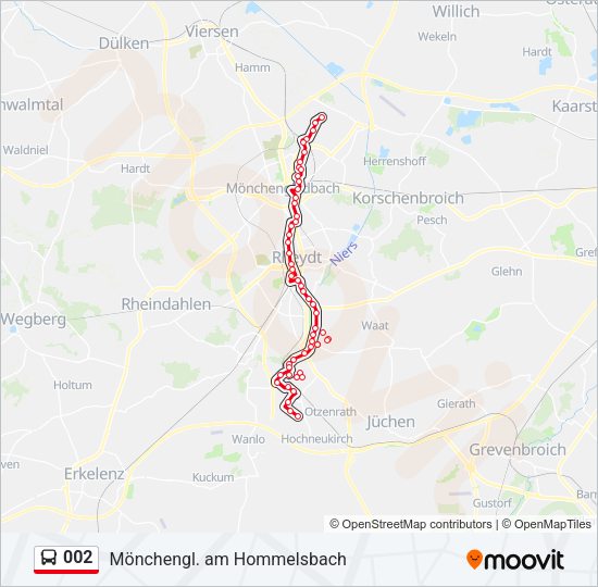 002 Bus Line Map