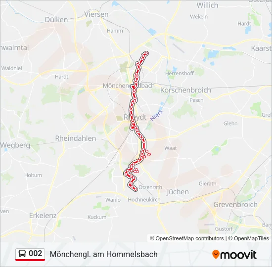 002 Bus Line Map