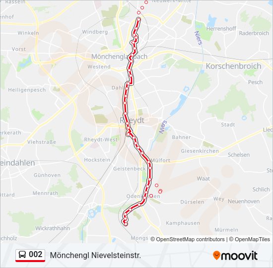002 Bus Line Map