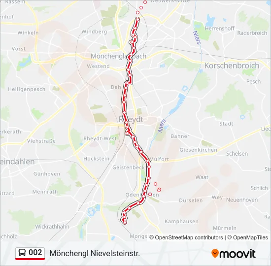 002 Bus Line Map