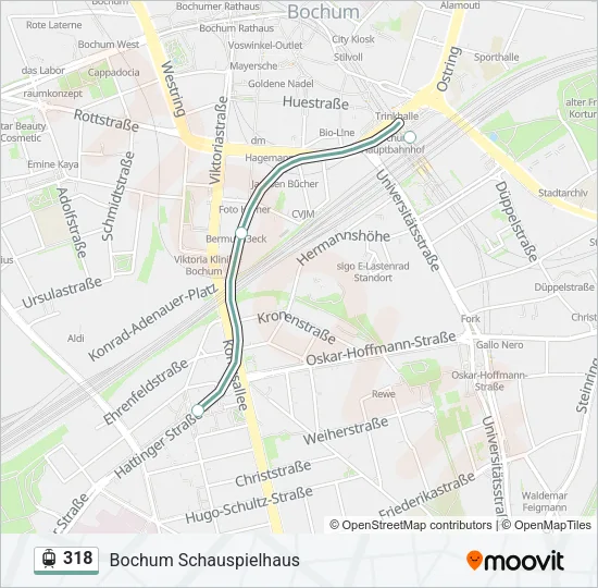 318 Light Rail Line Map