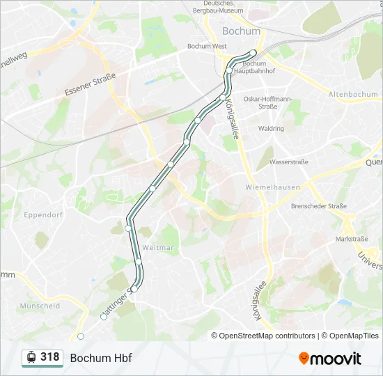 318 Light Rail Line Map
