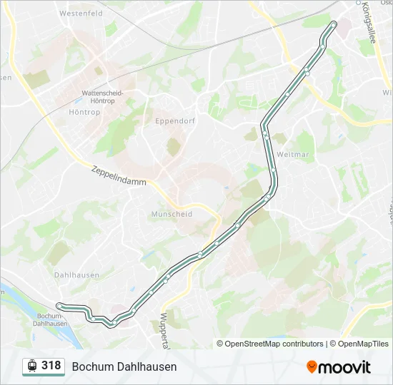 318 Light Rail Line Map
