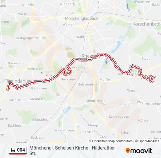 004 Bus Line Map