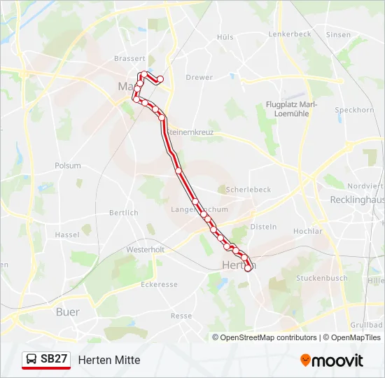 SB27 Bus Line Map