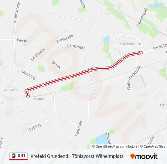 041 Light Rail Line Map