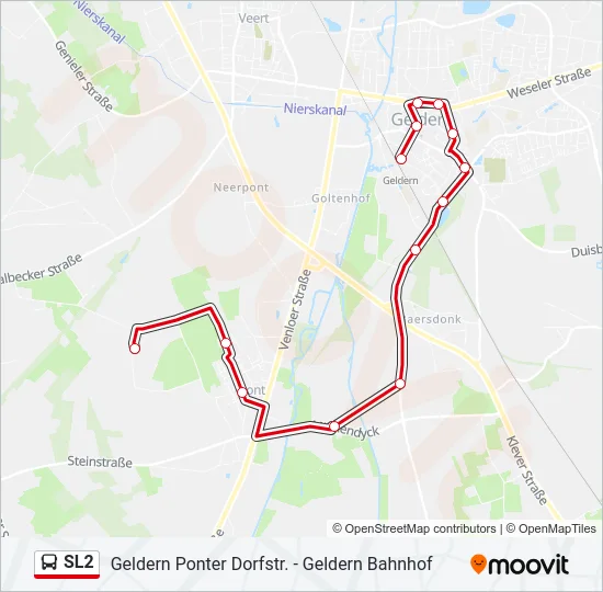 SL2 Bus Line Map