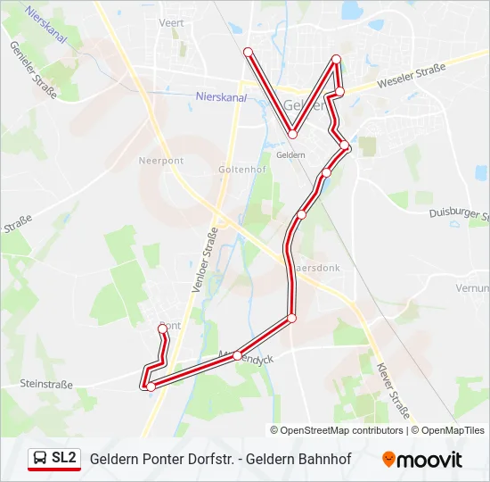 SL2 Bus Line Map