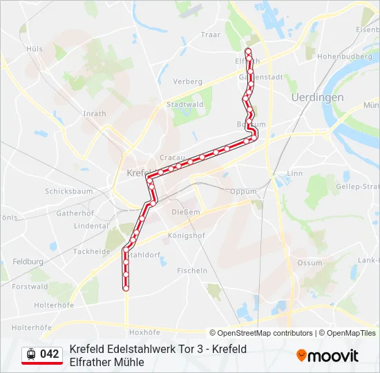 042 Light Rail Line Map