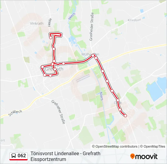 062 Bus Line Map