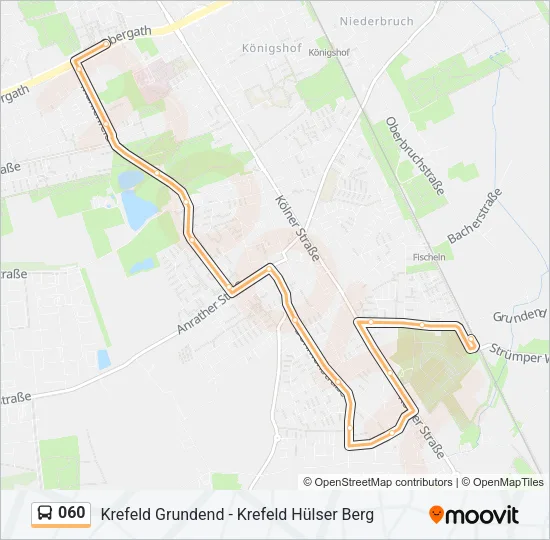 060 Bus Line Map