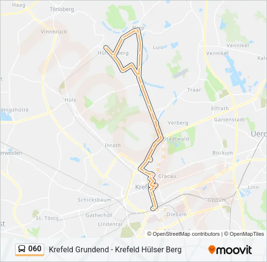 060 Bus Line Map