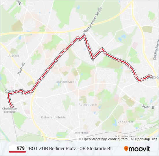 979 bus Line Map