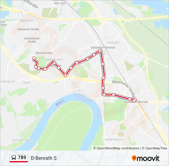789 Bus Line Map