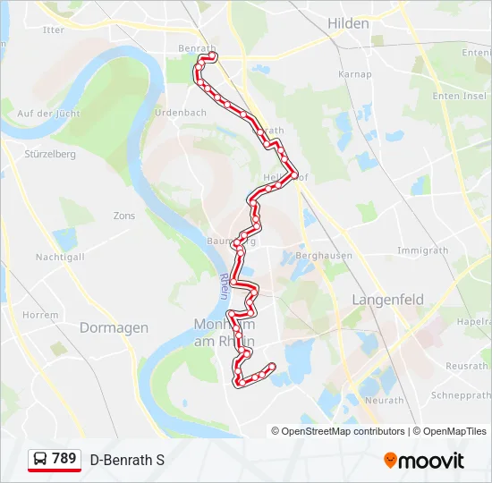789 Bus Line Map