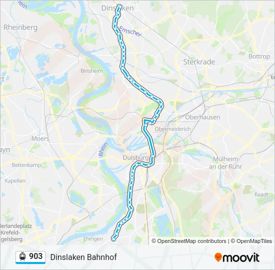 903 Light Rail Line Map