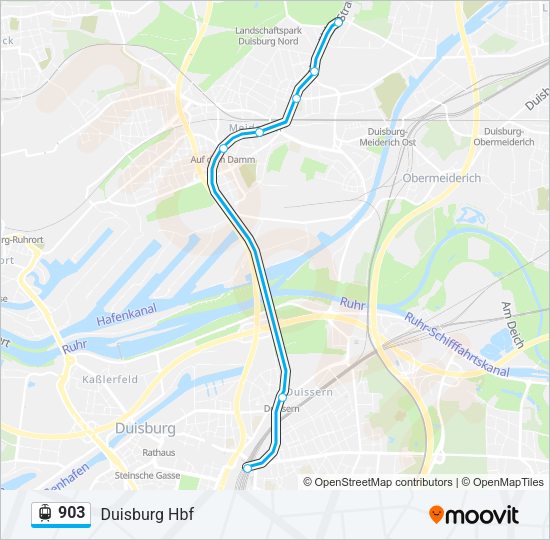 903 Light Rail Line Map