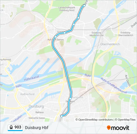 903 Light Rail Line Map