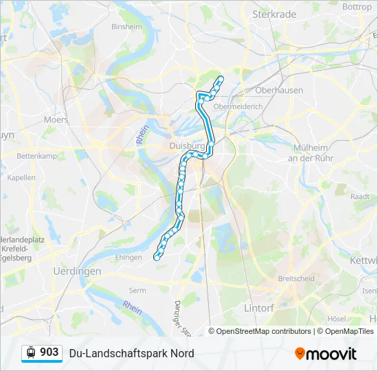 903 Light Rail Line Map