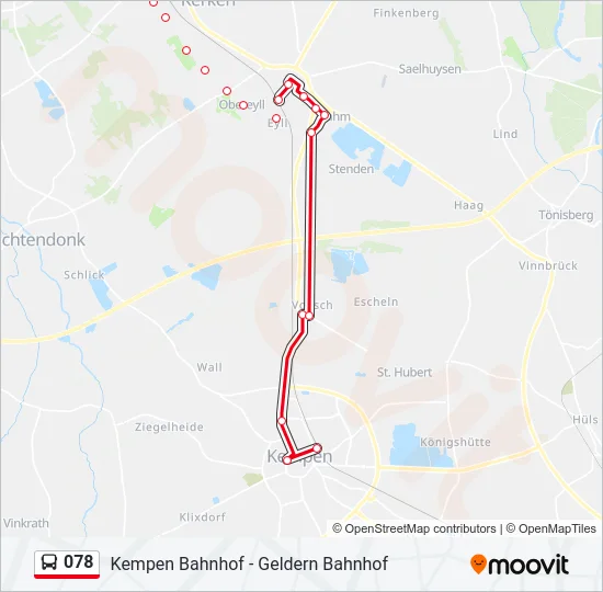078 Bus Line Map