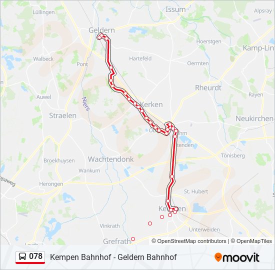 078 bus Line Map