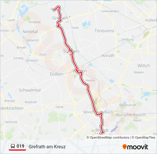 019 Bus Line Map