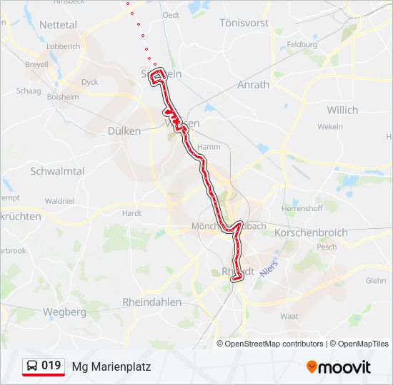 019 Bus Line Map