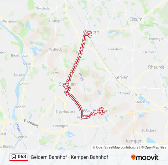 063 Bus Line Map