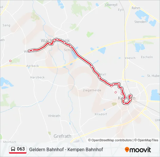 063 Bus Line Map